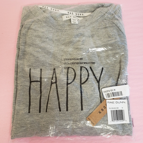 REDUCED Dunn Sweatshirt “HAPPY” Size MEDIUM - Picture 3 of 5